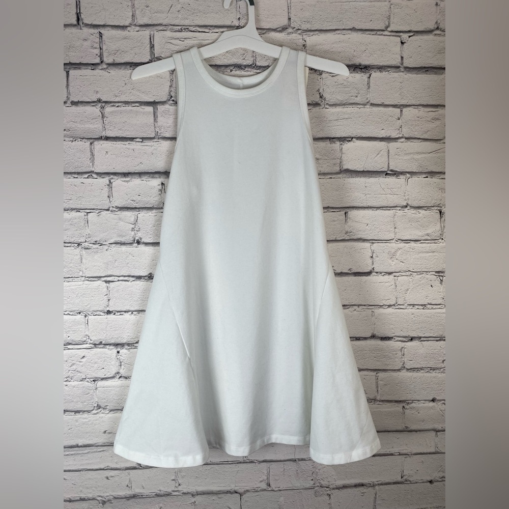 A New Day White Sleeveless Tennis Dress Tank Top Dress size medium - Picture 2 of 9